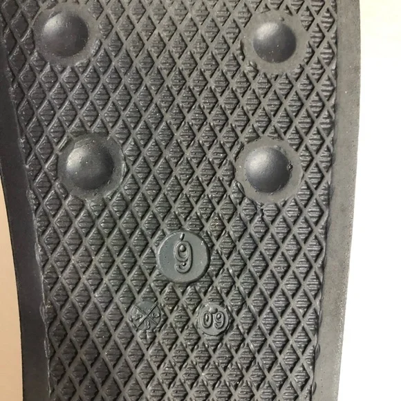 𝅺Adidas Navy Blue Three Stripe Slides Size 9 - Picture 8 of 8